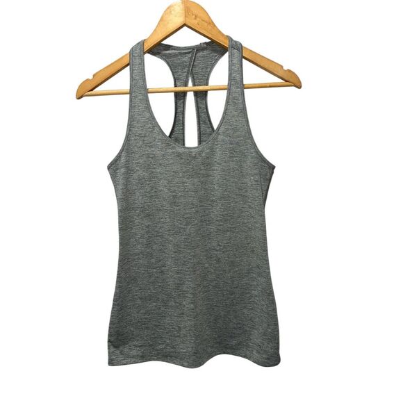 Patagonia Women's Layering Racerback Tank Size Small Gray Keyhole Ruched Back - Picture 1 of 6